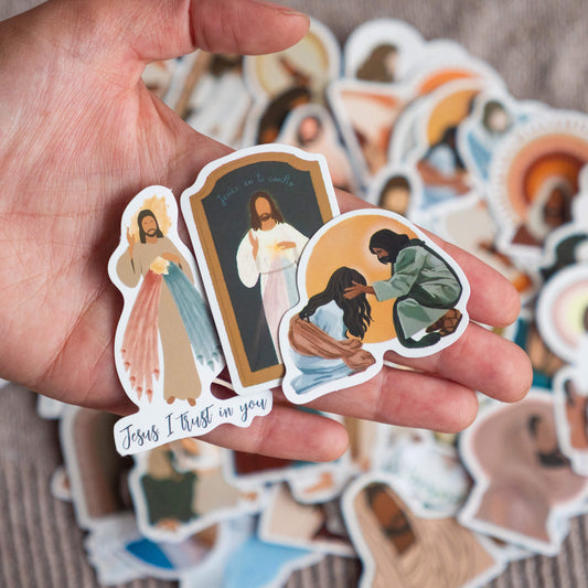 Pack de 3 Stickers de Jesús